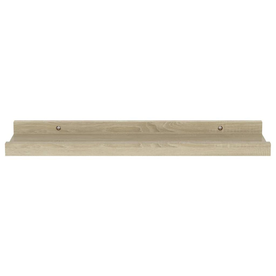 Wall Shelves 2 pcs Sonoma Oak 40x9x3 cm