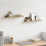 Wall Shelves 2 pcs Sonoma Oak 40x9x3 cm