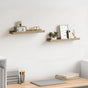 Wall Shelves 2 pcs Sonoma Oak 40x9x3 cm