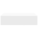 Wall-mounted Drawer Shelf White 40x23.5x10cm MDF