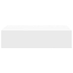 Wall-mounted Drawer Shelf White 40x23.5x10cm MDF