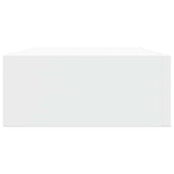 Wall-mounted Drawer Shelf White 40x23.5x10cm MDF
