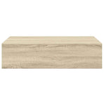Wall-mounted Drawer Shelf Oak 40x23.5x10cm MDF