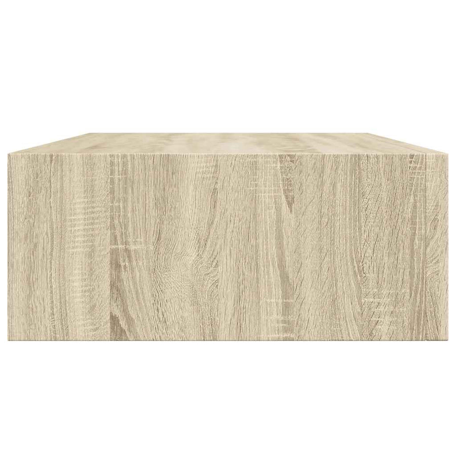 Wall-mounted Drawer Shelves 2 pcs Oak 40x23.5x10cm MDF