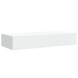 Wall-mounted Drawer Shelf White 60x23.5x10 cm MDF