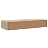 Wall-mounted Drawer Shelves 2 pcs Oak 60x23.5x10cm MDF