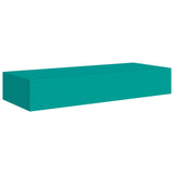 Wall-mounted Drawer Shelf Blue 60x23.5x10cm MDF - Front View