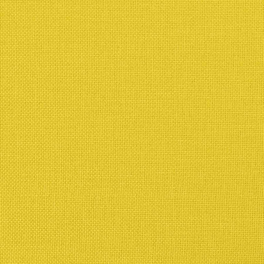Relaxing Chair with a Stool Mustard Yellow Fabric