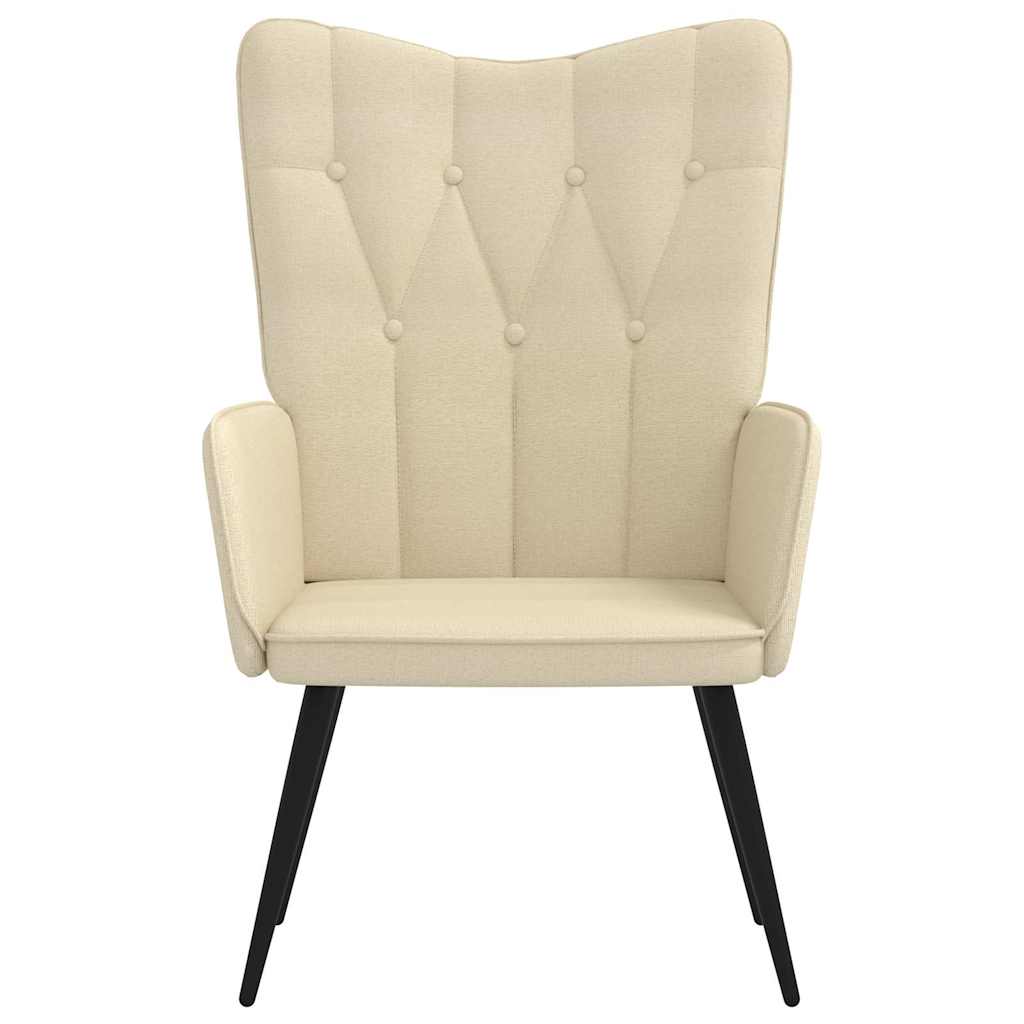 Relaxing Chair Cream Fabric