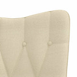Relaxing Chair Cream Fabric