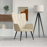 Relaxing Chair Cream Fabric