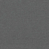 Relaxing Chair with a Stool Dark Grey Fabric