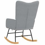 Rocking Chair Light Grey Fabric
