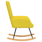 Rocking Chair Mustard Yellow Fabric