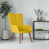 Relaxing Chair Mustard Yellow Velvet