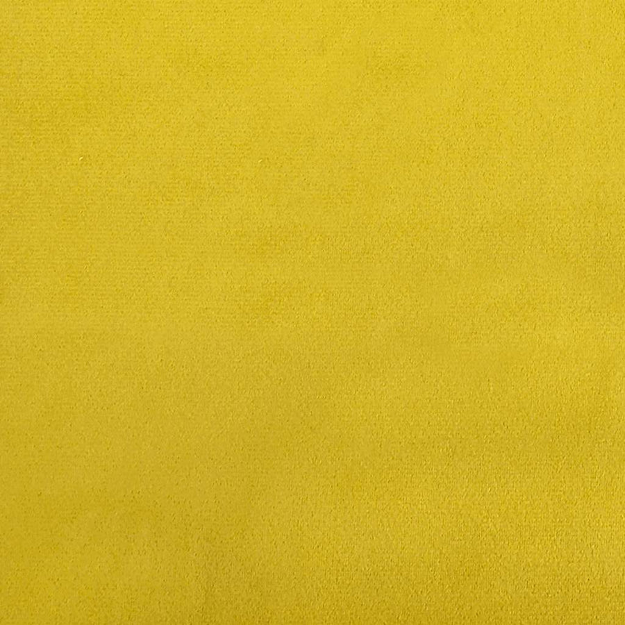 Rocking Chair with a Stool Mustard Yellow Velvet