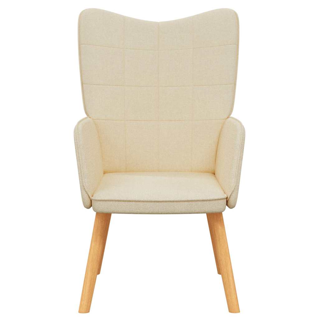 Relaxing Chair Cream Fabric