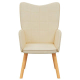 Relaxing Chair Cream Fabric