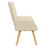 Relaxing Chair Cream Fabric