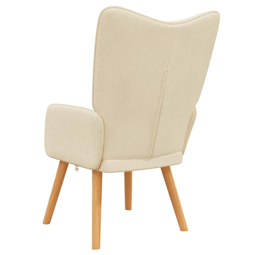 Relaxing Chair Cream Fabric