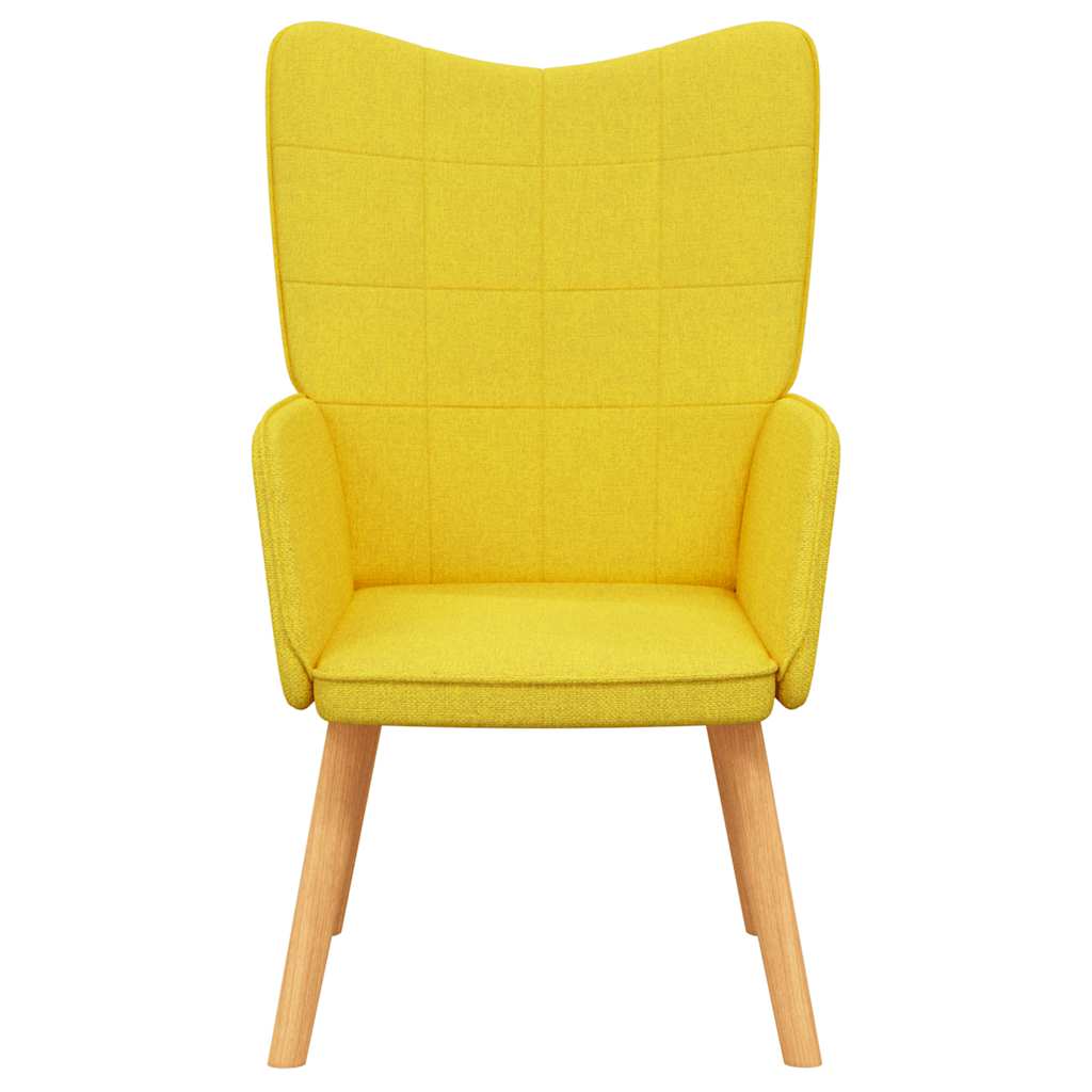 Relaxing Chair Mustard Yellow Fabric