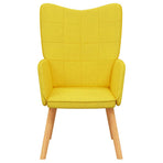 Relaxing Chair Mustard Yellow Fabric