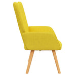 Relaxing Chair Mustard Yellow Fabric
