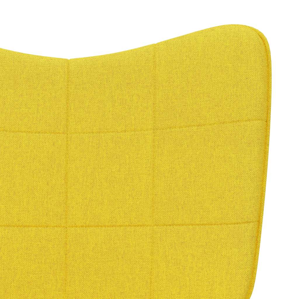 Relaxing Chair Mustard Yellow Fabric