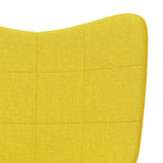 Relaxing Chair Mustard Yellow Fabric