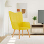 Relaxing Chair Mustard Yellow Fabric