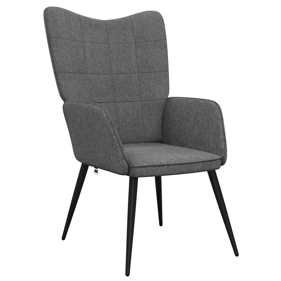 Relaxing Chair Dark Grey Fabric