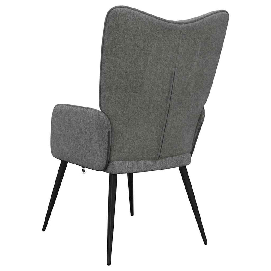 Relaxing Chair Dark Grey Fabric