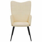 Relaxing Chair Cream Fabric