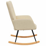 Rocking Chair Cream Fabric