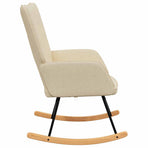Rocking Chair Cream Fabric
