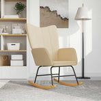 Rocking Chair Cream Fabric