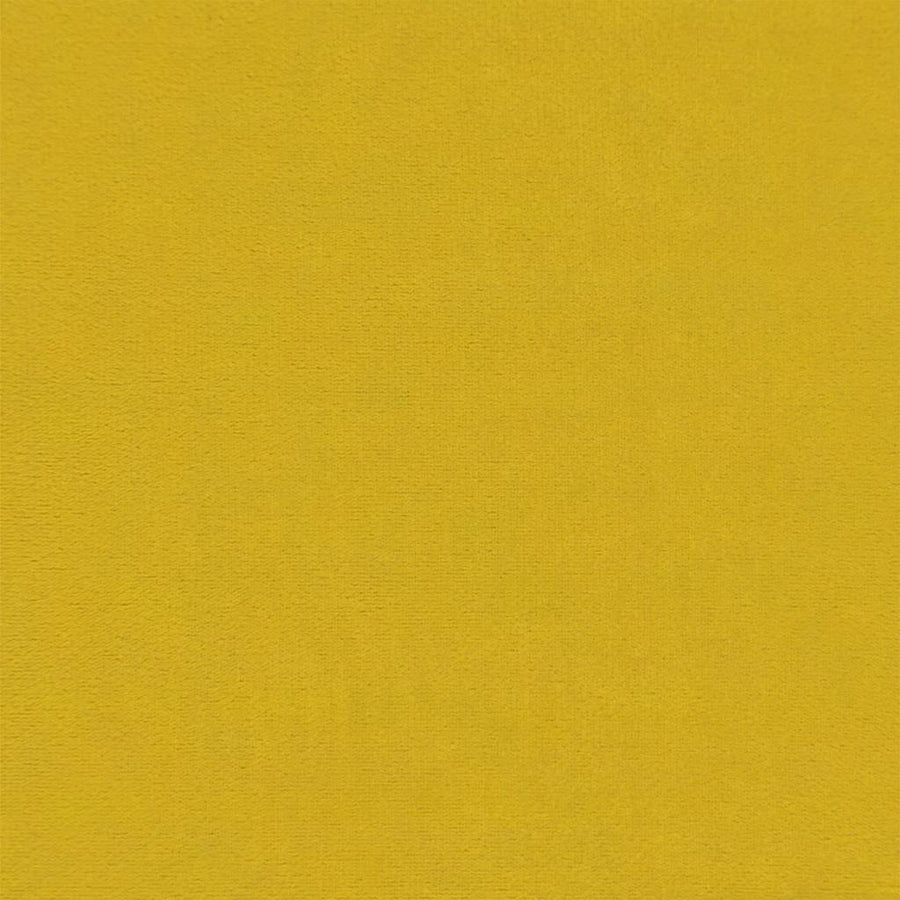 Relaxing Chair with a Stool Mustard Yellow Velvet