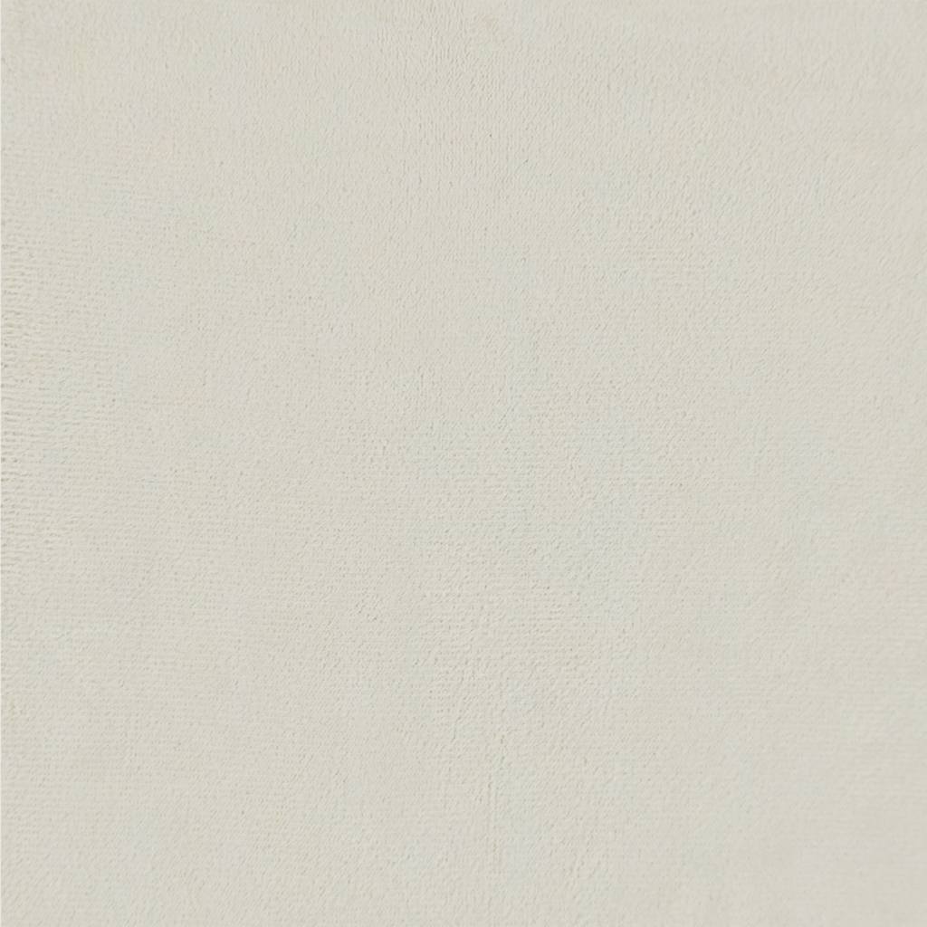 Rocking Chair Cream White Velvet