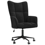 Relaxing Chair Black Velvet
