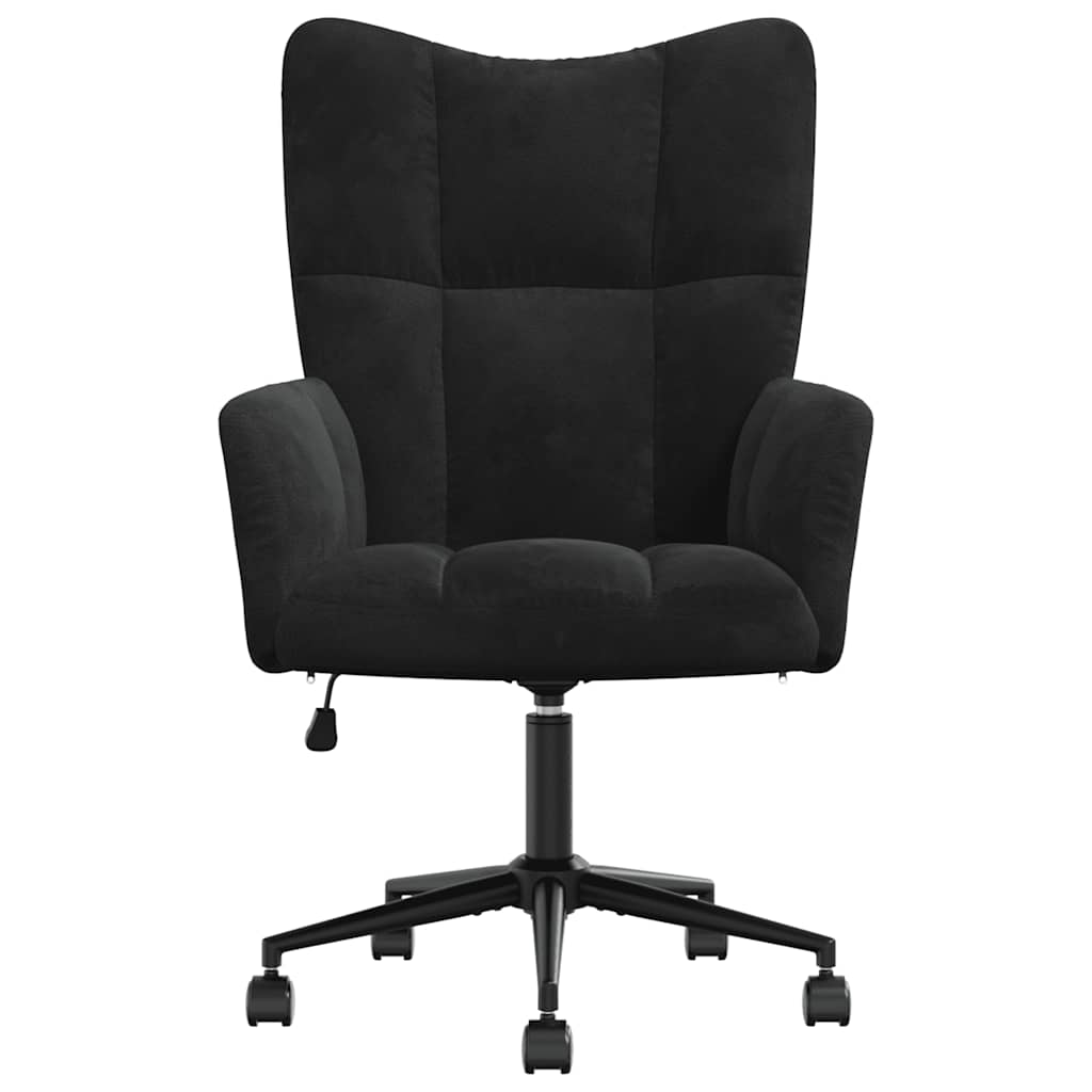 Relaxing Chair Black Velvet