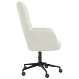 Relaxing Chair Cream White Velvet - Top-Down View
