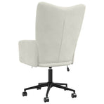 Relaxing Chair Cream White Velvet