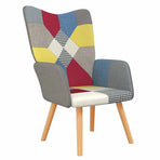 Relaxing Chair Patchwork Fabric