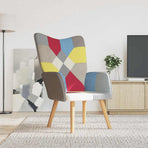Relaxing Chair Patchwork Fabric
