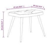 Relaxing Chair with a Stool Patchwork Fabric - Extra Image
