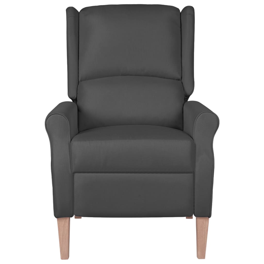 Reclining Chair Dark Grey Fabric