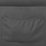 Reclining Chair Dark Grey Fabric