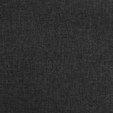 Armchair with Solid Rubber Wood Feet Black Fabric