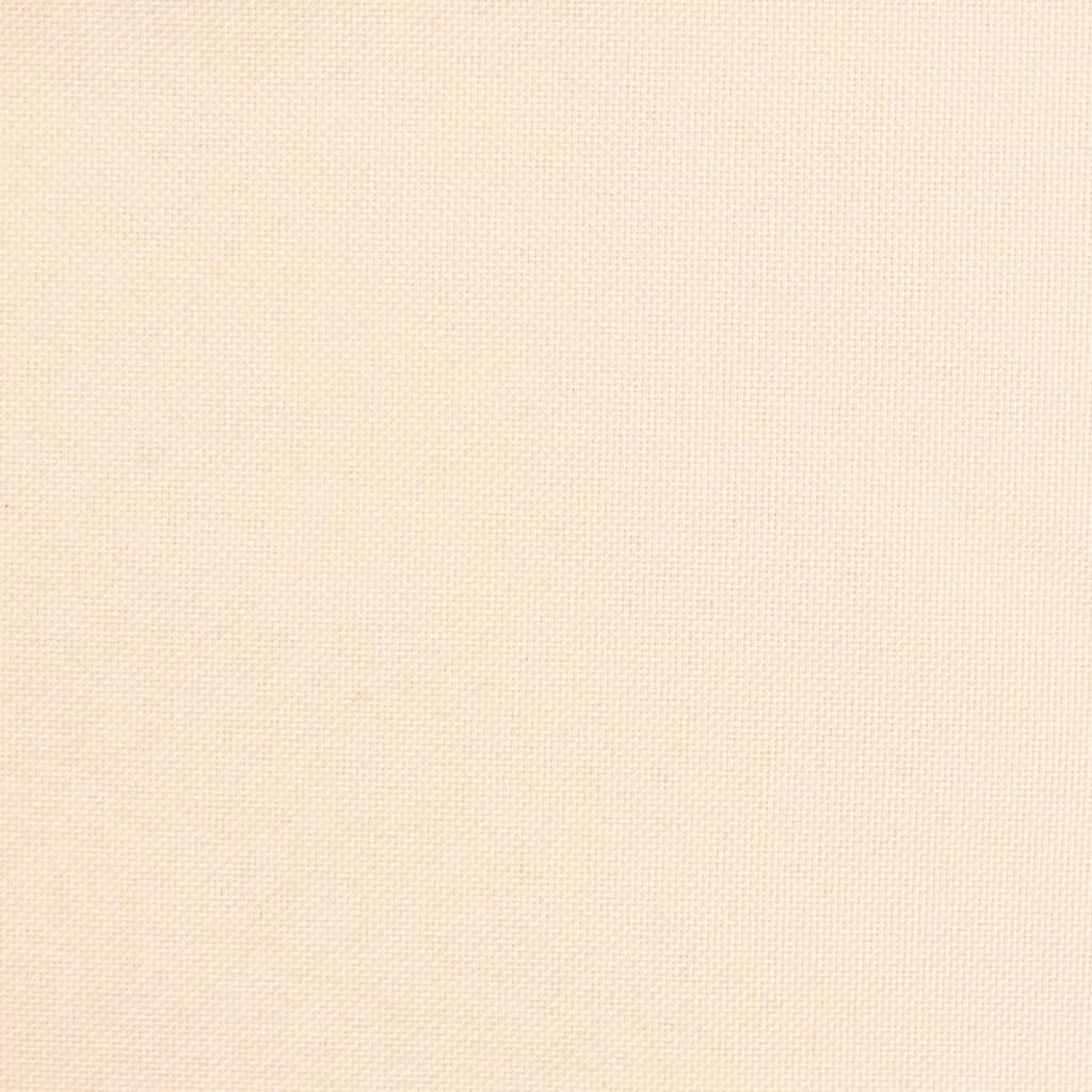 Armchair with Solid Rubber Wood Feet Cream Fabric