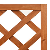 Corner Trellis Planter 40x40x150 cm Solid Fir Wood - 45-Degree Angle